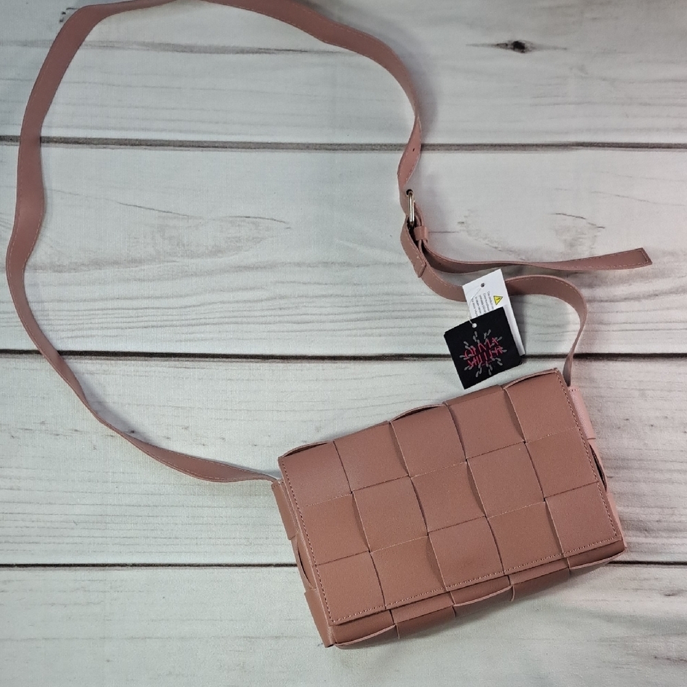 Olivia Miller Woven Crossbody Bag